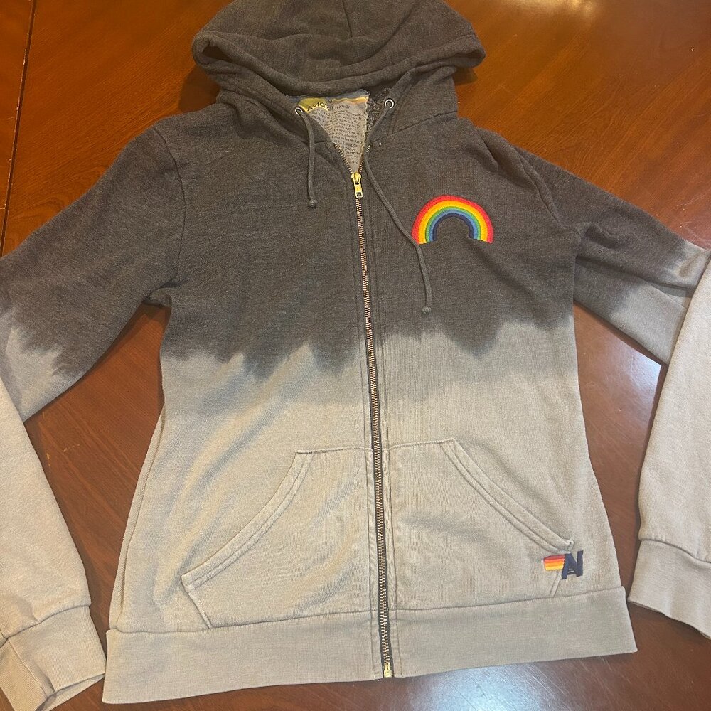 Aviator Nation Ombre Hoodie Size M